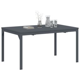 Berkfield Home Extension Tables 2 pcs Anthracite 210x90x73 cm Steel in Grey - Size: 210 x 90 x 73 cm - thumbnail 3