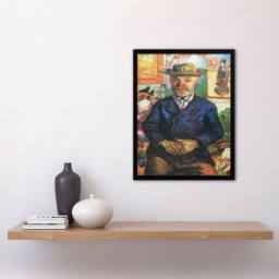 Artery8 Vincent van Gogh Framed Wall Art Print Portrait of Pere Tanguy - Size: A4 - thumbnail 2