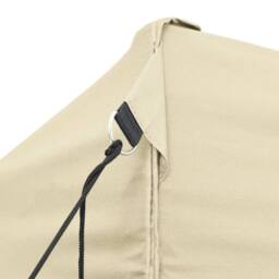 Berkfield Home Foldable Tent Pop-Up 3x4.5 m Cream White in Beige - thumbnail 4