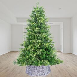Shatchi 26.8Inch Christmas Tree Skirt Foldable Sequin Xmas Tree Stand Base Cover Collar Trunk Basket Ring for Tree Decorations - Size: 1 Pack - thumbnail 3