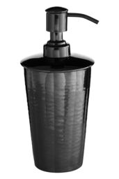 Orsina Hammered Nickel Finish Lotion Dispenser in Grey - thumbnail 3