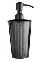 Orsina Hammered Nickel Finish Lotion Dispenser in Grey - thumbnail 1