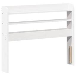 Berkfield Home Decorative Bed Frame without Mattress White 90x190 cm Single Soli - thumbnail 8