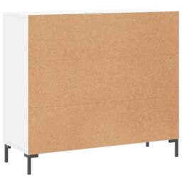 Berkfield Home Sideboard White 90x34x80 cm Engineered Wood - Size: 90 x 34 x 80 cm - thumbnail 8