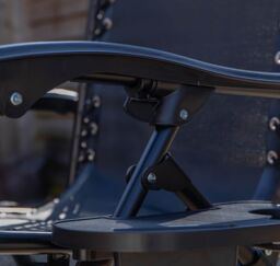 Samuel Alexander Set of 2 Black Multi Position Textoline Zero Gravity Garden Relaxer Chair Lounger - thumbnail 7