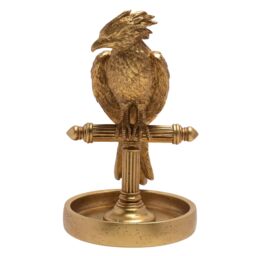 Warner Bros Harry Potter Alumni Jewellery Stand Fawkes in Gold - thumbnail 2