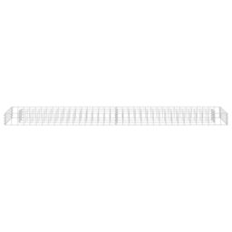 Berkfield Home Gabion Raised Bed Galvanised Steel 180x30x10 cm in Silver - Size: 180 x 30 x 10 cm - thumbnail 3