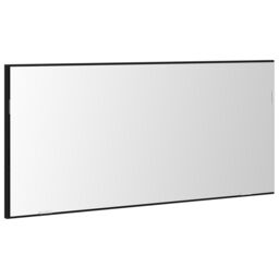 Berkfield Home Bathroom Mirror Cabinet with LED Light Black Oak 80x37 cm - thumbnail 2