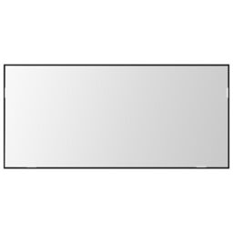 Berkfield Home Bathroom Mirror Cabinet with LED Light Black Oak 80x37 cm - thumbnail 4