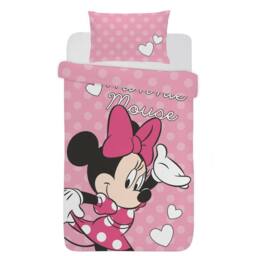 Disney Minnie Mouse Spots Duvet Cover Set in Pink - Size: Single - thumbnail 2