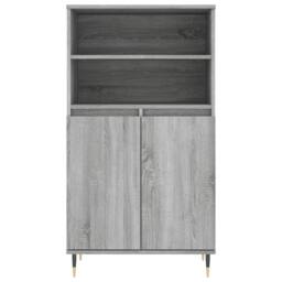 Berkfield Home Highboard Grey Sonoma 60x36x110 cm Engineered Wood - Size: 60 x 36 x 110 cm - thumbnail 6