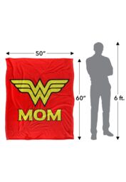Warner Brothers Wonder Woman Officially Licensed Silky Touch Super Soft Throw Blanket 152 x 127 cm in White - thumbnail 5
