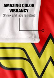 Warner Brothers Wonder Woman Officially Licensed Silky Touch Super Soft Throw Blanket 152 x 127 cm in White - thumbnail 4