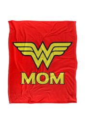 Warner Brothers Wonder Woman Officially Licensed Silky Touch Super Soft Throw Blanket 152 x 127 cm in White - thumbnail 1