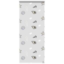 Berkfield Home Shower Roller Blind with Cassette 90x240 cm Fabric Width 86 cm in White - thumbnail 2