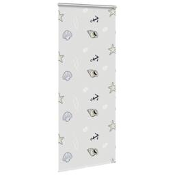 Berkfield Home Shower Roller Blind with Cassette 90x240 cm Fabric Width 86 cm in White - thumbnail 3