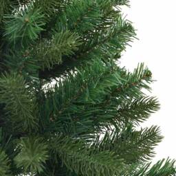 Berkfield Home Artificial Christmas Tree with 150 LEDs Green 65 cm PE & PVC - thumbnail 6