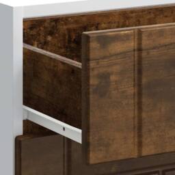 Berkfield Home Kitchen Base Cabinet Lucca Smoked Oak Engineered Wood in Brown - thumbnail 9