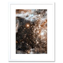 Artery8 Wall Art Print Hubble Space Astronomy 30 Doradus Nebula In Infrared Starbirth Region Globular Cluster In The Large Magellanic Cloud Galaxy - thumbnail 1