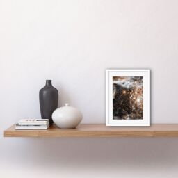 Artery8 Wall Art Print Hubble Space Astronomy 30 Doradus Nebula In Infrared Starbirth Region Globular Cluster In The Large Magellanic Cloud Galaxy - thumbnail 2