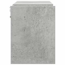 Berkfield Home Wall Shelf 2 pcs Concrete Grey 100x15x20 cm Engineered Wood - Size: 100 x 15 x 20 cm - thumbnail 6