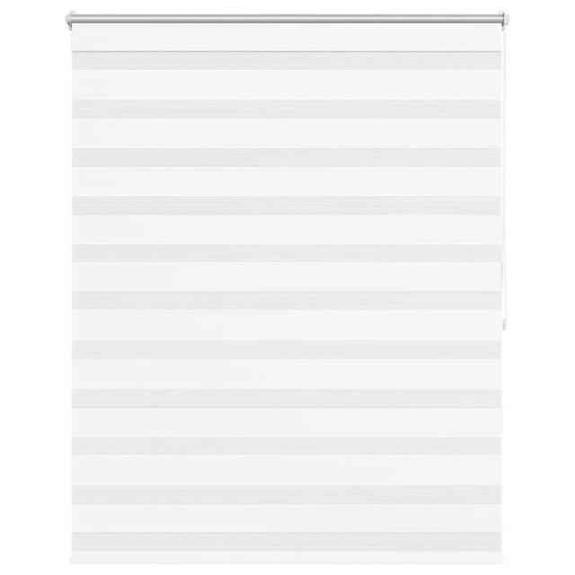 Berkfield Home Zebra Blind 140 x 175 cm White - image 1