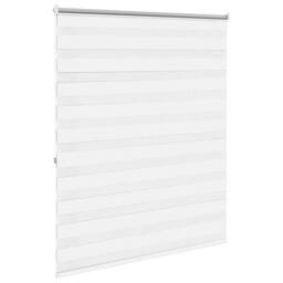 Berkfield Home Zebra Blind 140 x 175 cm White - thumbnail 4