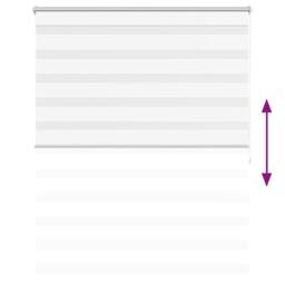 Berkfield Home Zebra Blind 140 x 175 cm White - thumbnail 6