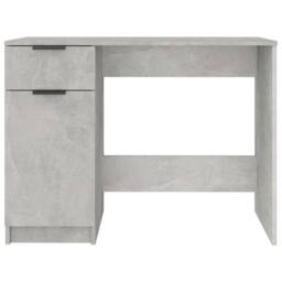 Berkfield Home Decorative Desk Concrete Grey 100x50x75 cm Engineered Wood - Size: 100 x 50 x 75 cm - thumbnail 6