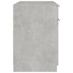 Berkfield Home Decorative Desk Concrete Grey 100x50x75 cm Engineered Wood - Size: 100 x 50 x 75 cm - thumbnail 8