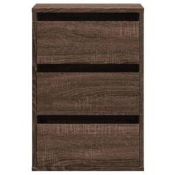 Berkfield Home Classic Corner Chest of Drawers Brown Oak 40x41x58 cm Engineered Wood - Size: 40 x 41 x 58 cm - thumbnail 4