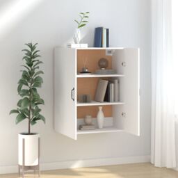 Berkfield Home Hanging Cabinet White 69, 5x34x90 cm Engineered Wood - Size: 5 x 34 x 90 cm - thumbnail 1