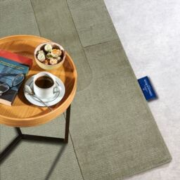 THE RUGS Villeroy & Boch 1906 Wool Rug Charlotte - Handwoven Soft & Durable in Green - Size: 80 cm x 150 cm - thumbnail 4
