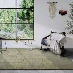 THE RUGS Villeroy & Boch 1906 Wool Rug Charlotte - Handwoven Soft & Durable in Green - Size: 80 cm x 150 cm - thumbnail 7