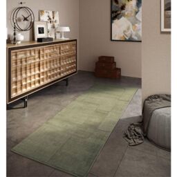 THE RUGS Villeroy & Boch 1906 Wool Rug Charlotte - Handwoven Soft & Durable in Green - Size: 80 cm x 150 cm - thumbnail 8
