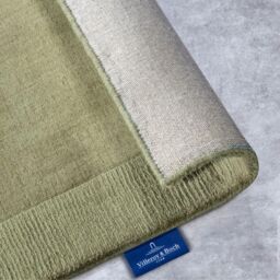 THE RUGS Villeroy & Boch 1906 Wool Rug Charlotte - Handwoven Soft & Durable in Green - Size: 80 cm x 150 cm - thumbnail 5