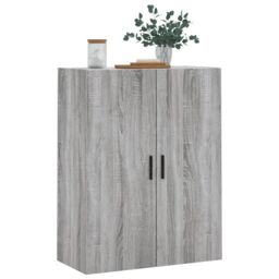 Berkfield Home Wall Mounted Cabinet Grey Sonoma 69.5x34x90 cm - thumbnail 4