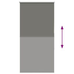 Berkfield Home Roller Blind Blackout Grey 70x150 cm Fabric Width 65.7 cm Polyester - thumbnail 5