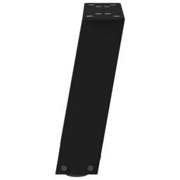 Berkfield Home Coffee Table Legs U-Shaped 2 pcs Black 30x(30-31) cm Steel - thumbnail 6
