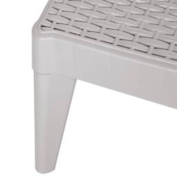 Berkfield Home Sun Lounger Grey 186x60x29 cm PP - Size: 186 x 60 x 29 cm - thumbnail 9