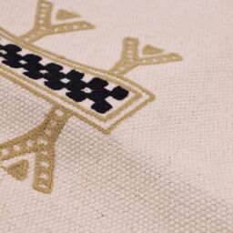 KDMD Classic Cushion Cover - Berber Design - 45x45cm in Cream - Size: 45x45 cm - thumbnail 2