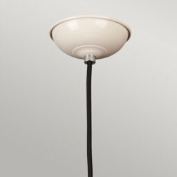 Netlighting Franklin 1 Light Dome Ceiling Pendant Cream E27 - thumbnail 2