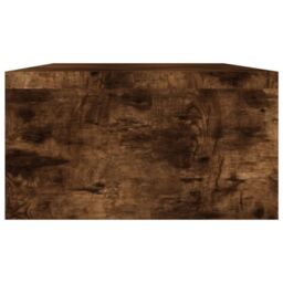 Berkfield Home Monitor Stand Smoked Oak 100x24x13 cm Engineered Wood in Brown - Size: 100 x 24 x 13 cm - thumbnail 5
