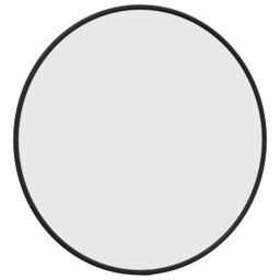 Berkfield Home Wall Mirror Black √ò 40 cm Round - thumbnail 3