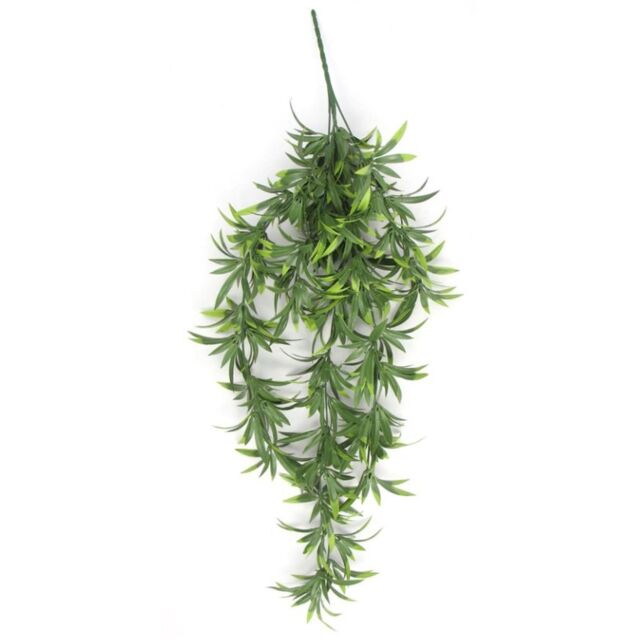 Leaf Artificial Hanging Trailing Plant UV Fire Resistant Fronded Thyme Plant 70cm in Green - image 1