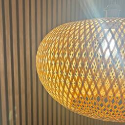 CGC Lighting Arden Bamboo Easy Fit Hand Made Lampshade in Beige - thumbnail 4
