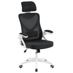 Kelvenix High Back Mesh Office Chair White/Black in Black - Size: 0.6m2 - thumbnail 1