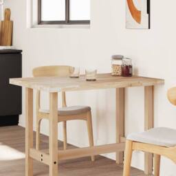 Berkfield Home Table Top Rectangular 120x70x4 cm Solid Wood Acacia in Brown - Size: 120 x 70 x 4 cm - thumbnail 4