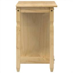 Berkfield Home Dressing Table Corona 110x50x75 cm Solid Wood Pine in Brown - Size: 110 x 50 x 75 cm - thumbnail 5