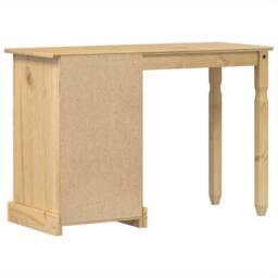 Berkfield Home Dressing Table Corona 110x50x75 cm Solid Wood Pine in Brown - Size: 110 x 50 x 75 cm - thumbnail 6